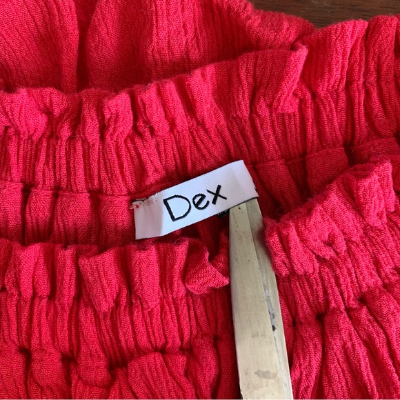 Off-Shoulder Crepe Ruffle Tank - Picture 10 of 12